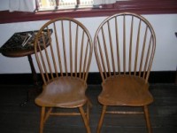 Pair Loop Back Windsor Chairs