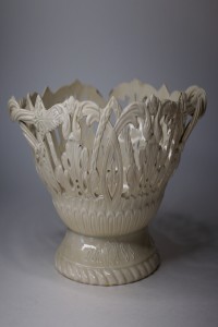 Creamware Basket