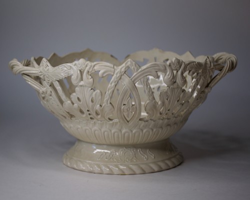 Creamware Basket