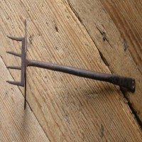 Footed Fireplace Fork