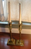 Pair Fluted Candlesticks