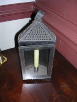 Black Tin Lantern