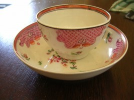 New Hall Tea Cup and Saucer