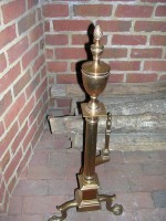 Bell Metal Andirons