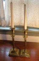 Pair Fluted Candlesticks