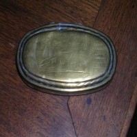 Dutch Brass Tobacco Box