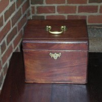Mahogany Tea Caddy