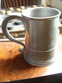 American Pewter Mug by Danforth of Conn.