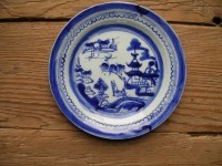 Five Canton 9” Plates